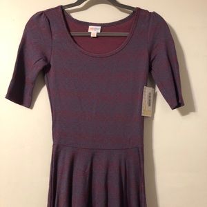nwt lularoe nicole dress